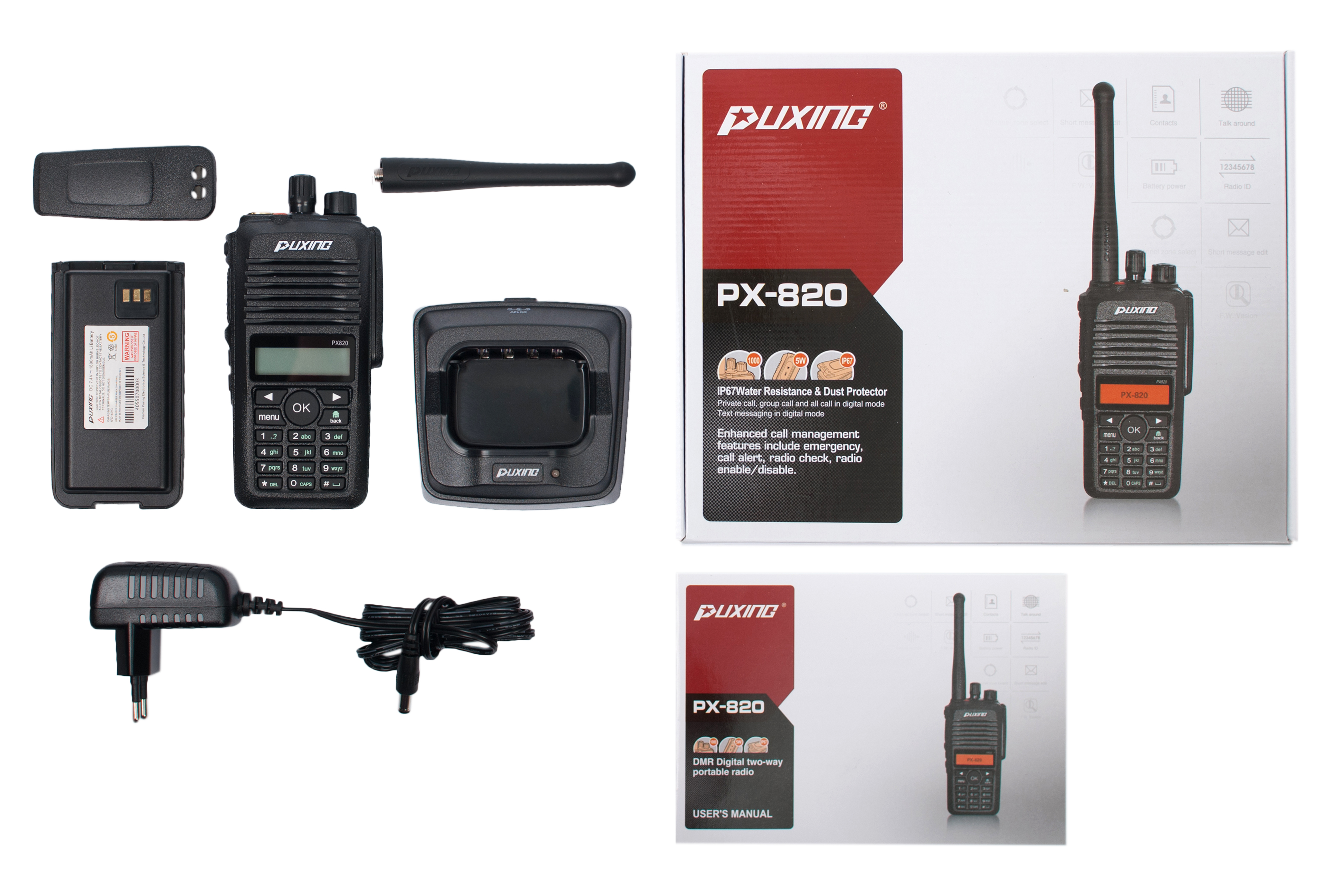 Радіостанція Puxing PX-820_VHF
