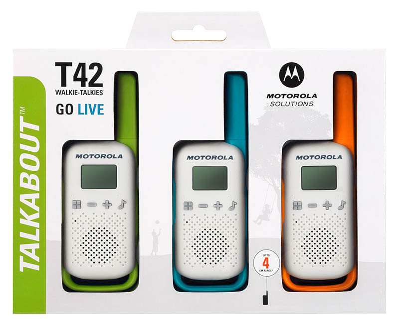Комплект рацій Motorola TALKABOUT T42 TRIPLE PACK 3 шт.