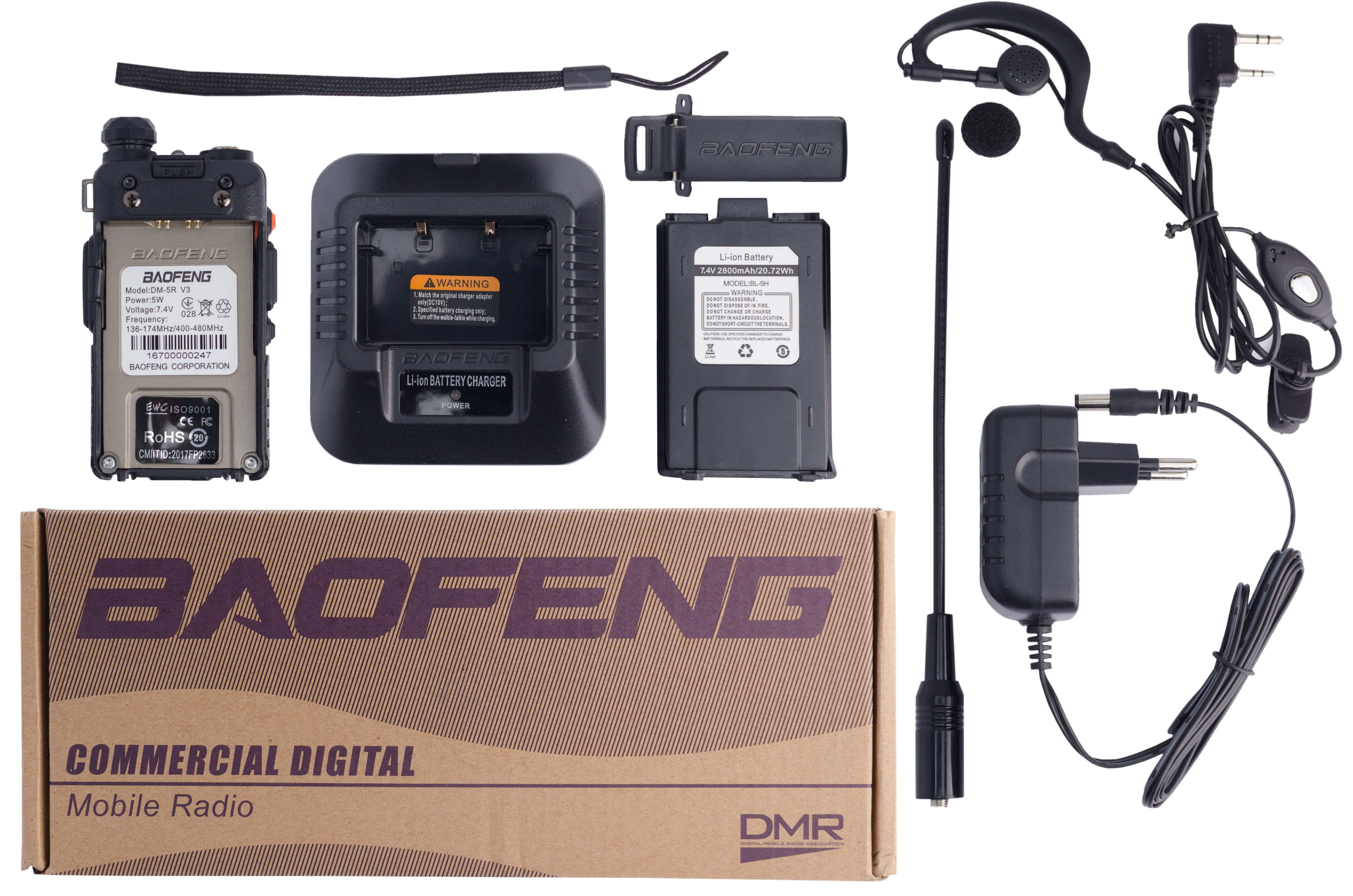 Цифрова радіостанція BAOFENG DM-5R V3