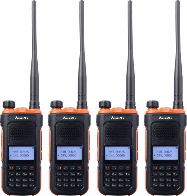 Комплект радіостанцій AGENT AR-UV10 QUAD PACK 4 шт